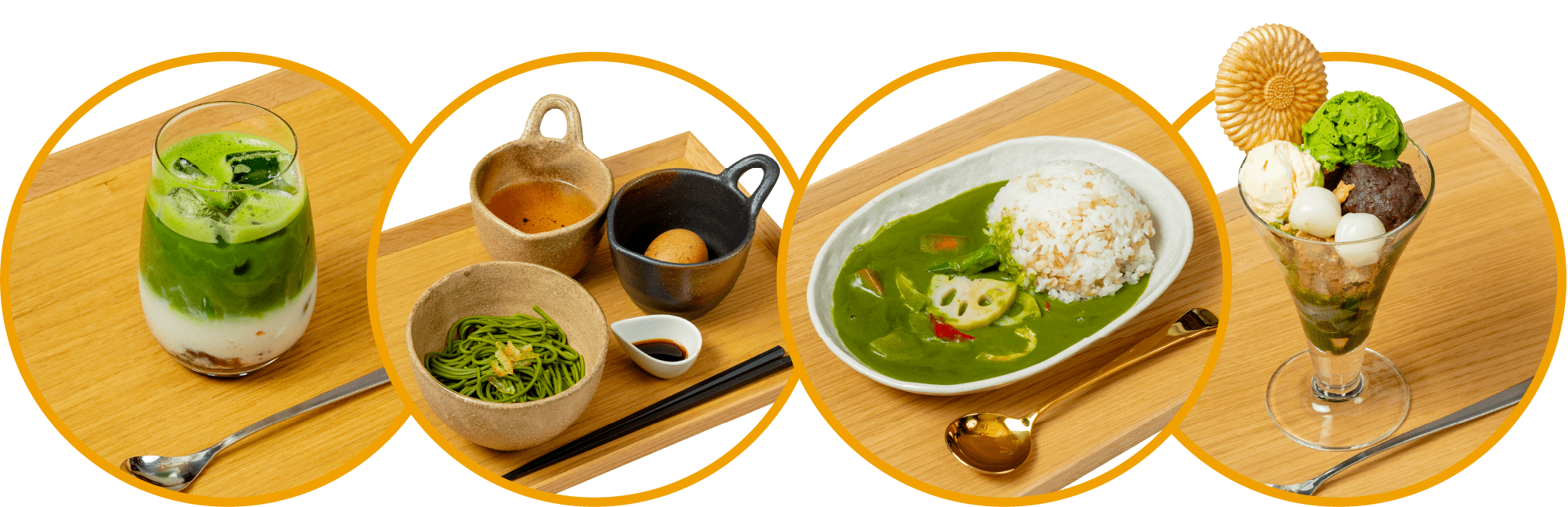 抹茶ベースを楽しめる様々なメニューをお楽しみいただけます。