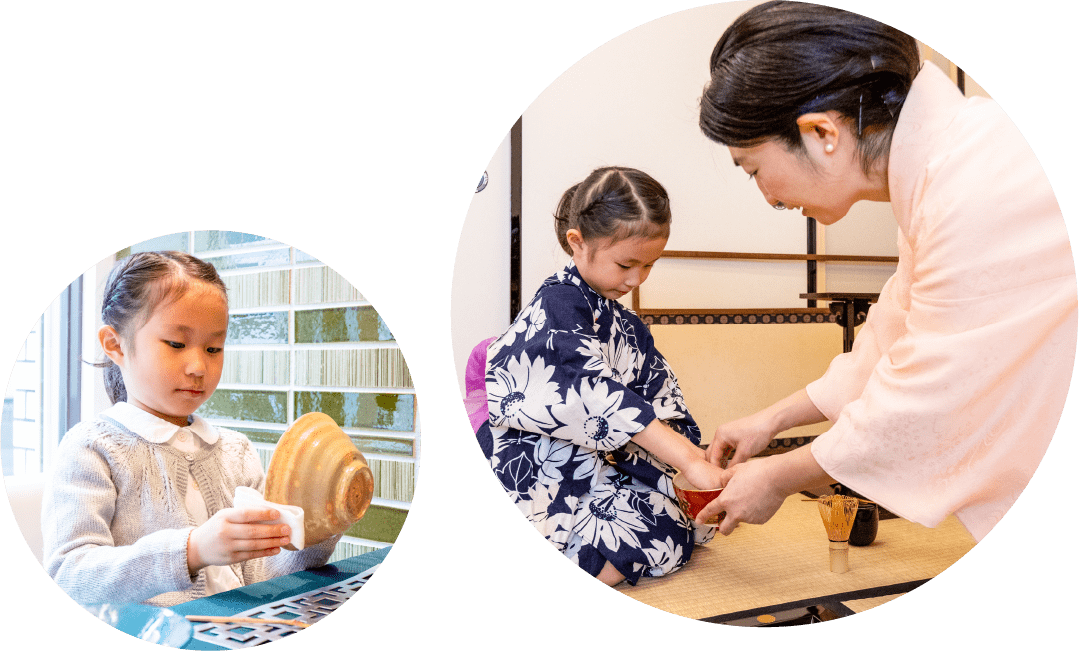 子どもと一緒に学べる茶道教室。つなぐ茶道教室。